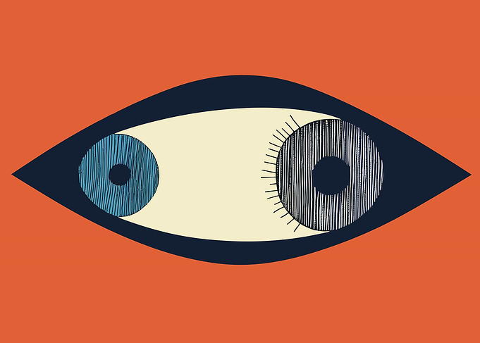 Modern Pop Abstract Eye Art