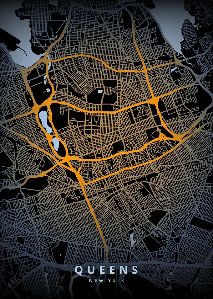 Queens, New York City Map