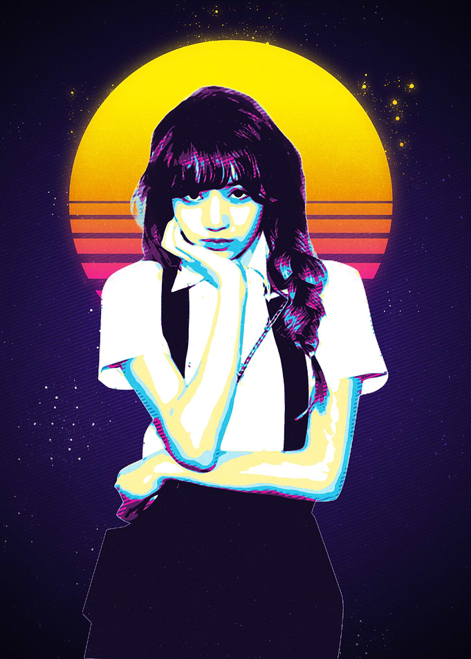 Retro Girl Portrait