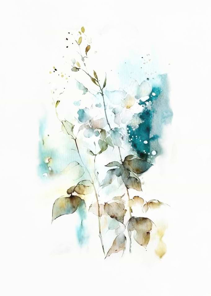 Watercolor Floral Art