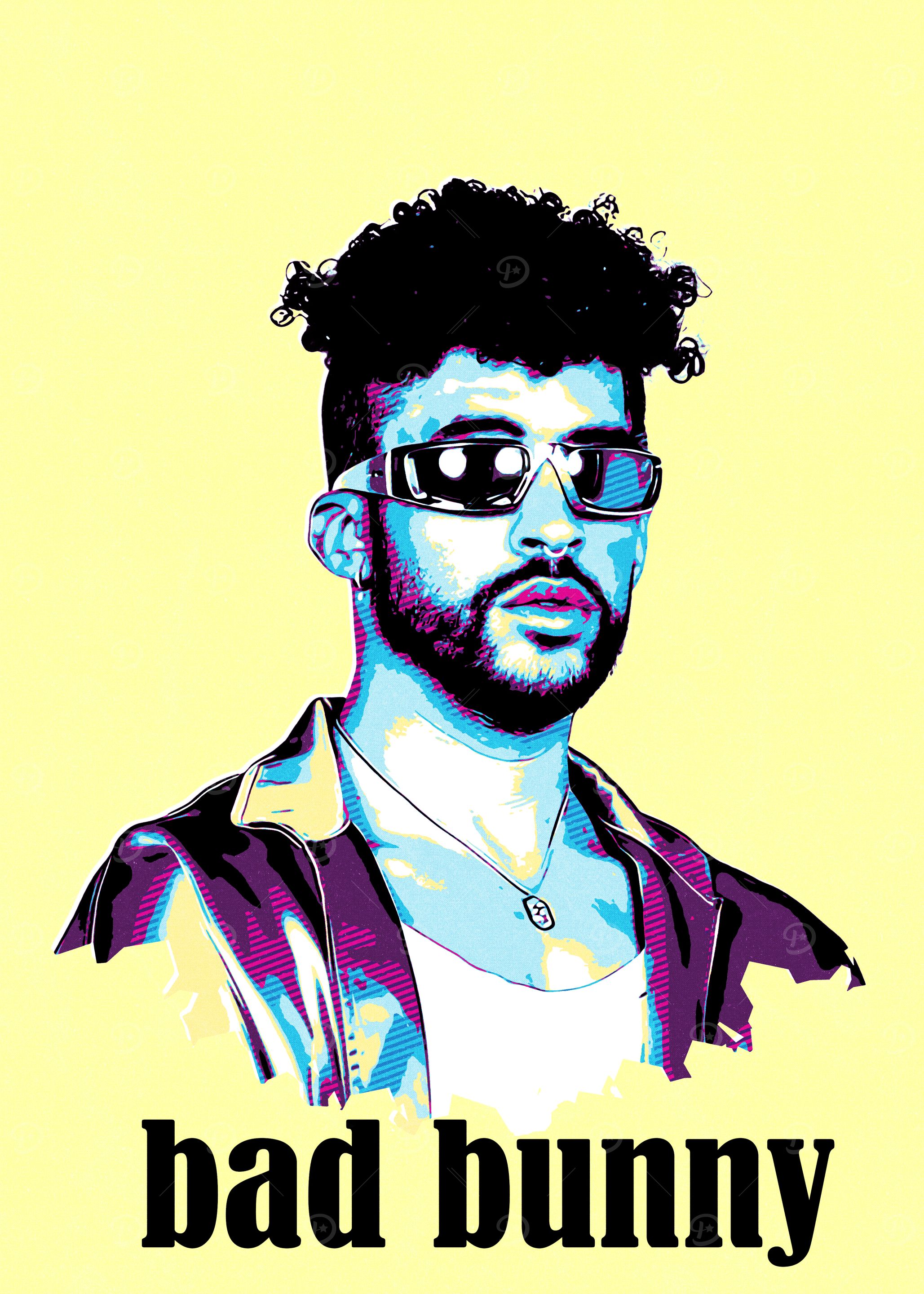 Bad Bunny Portrait