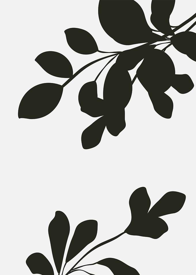 Black Leaf Silhouette