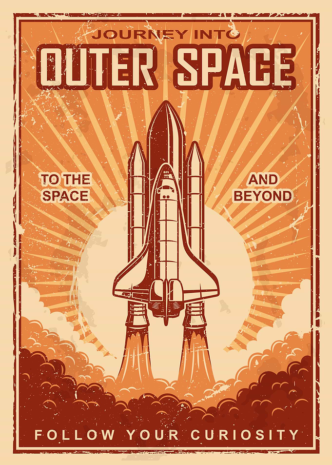 Space Travel Poster