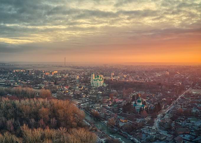 Cityscape at Sunset
