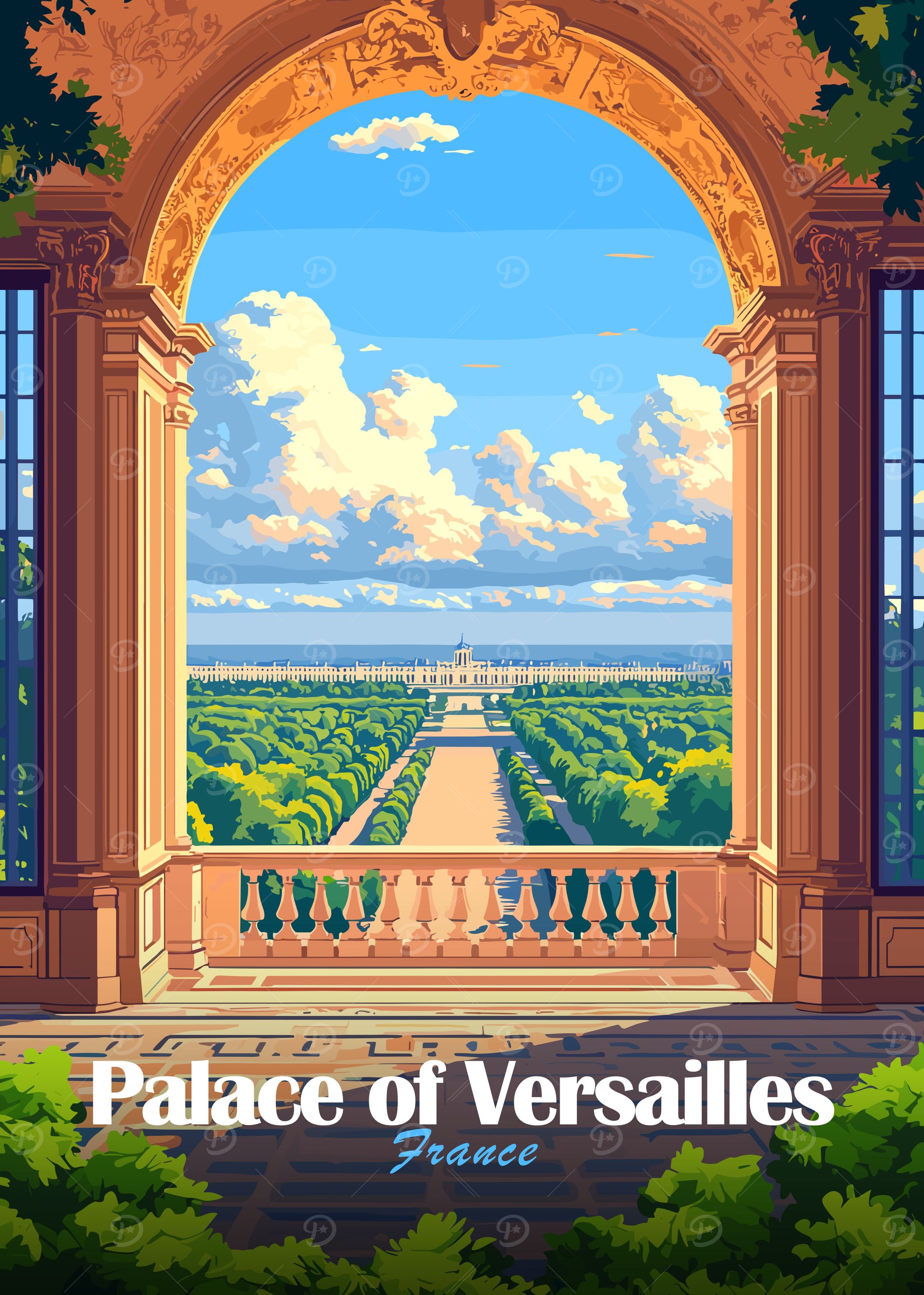Versailles Posters Online - Shop Unique Metal Prints, Pictures