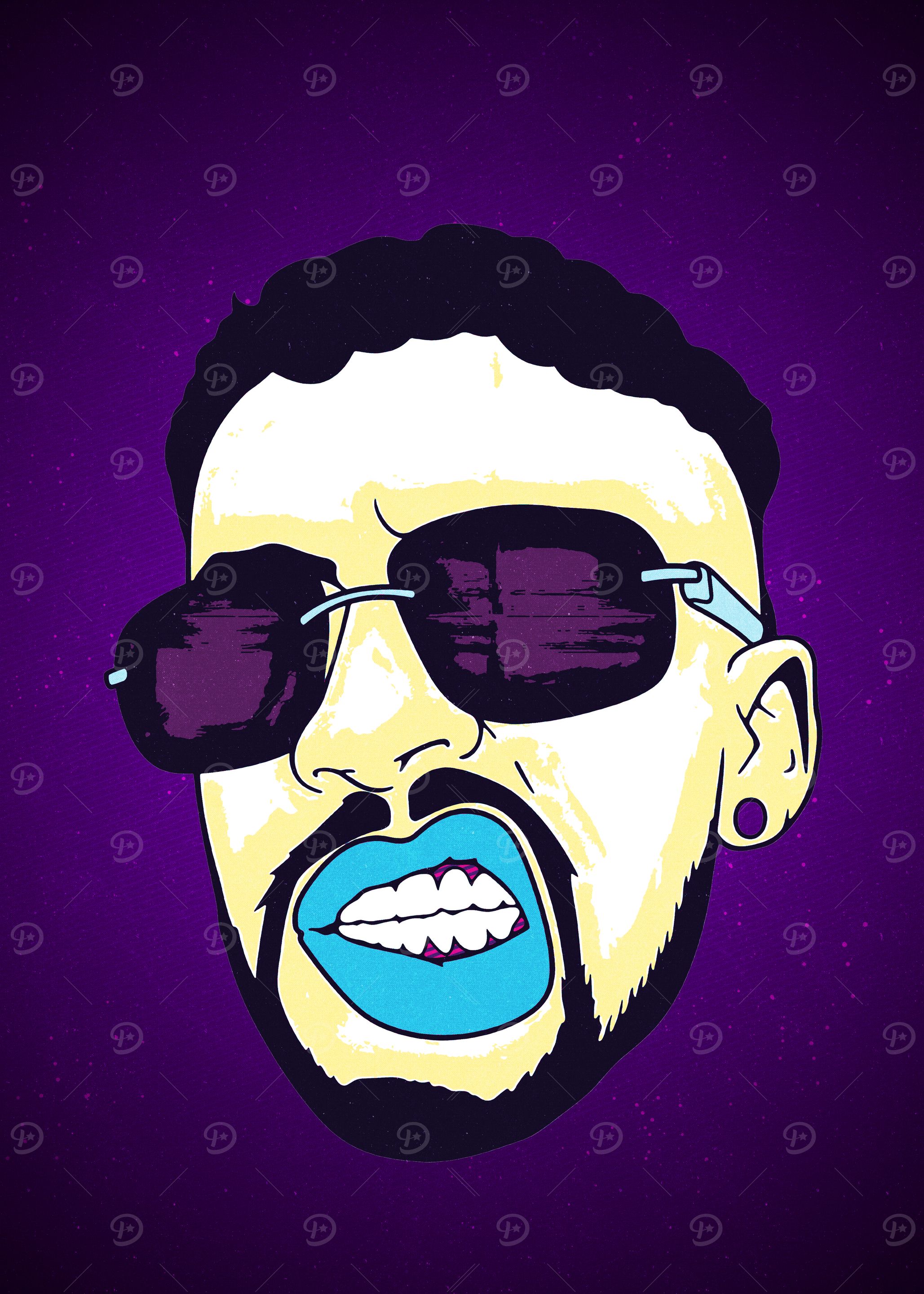Bad Bunny Portrait