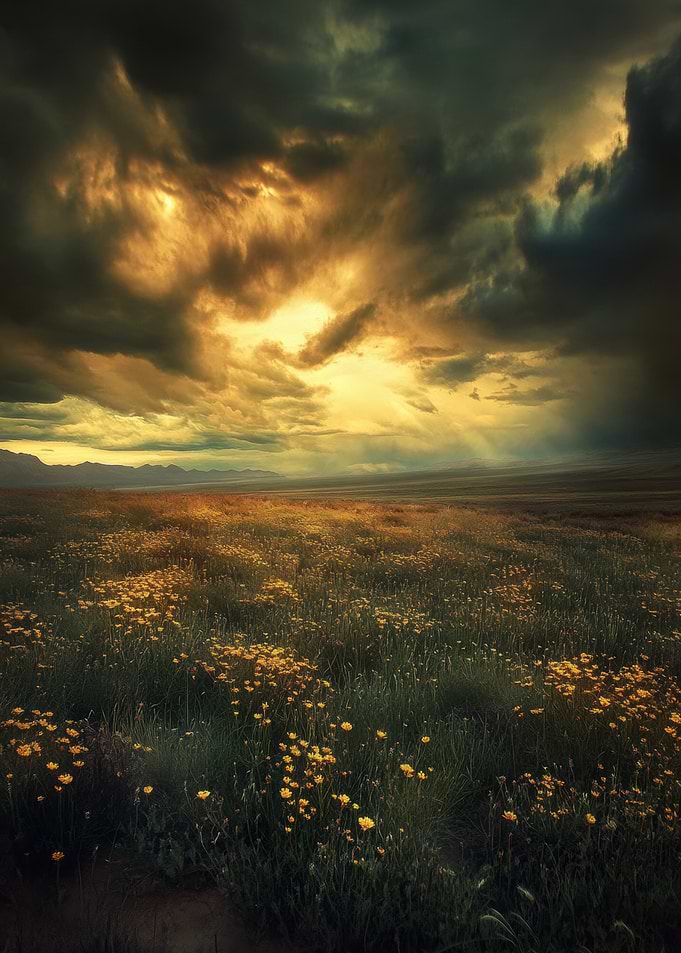 Golden Sunset Field