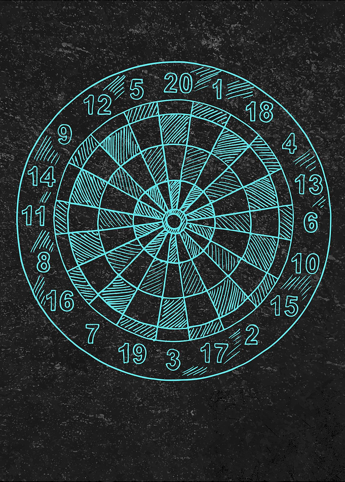 Dartboard Sketch