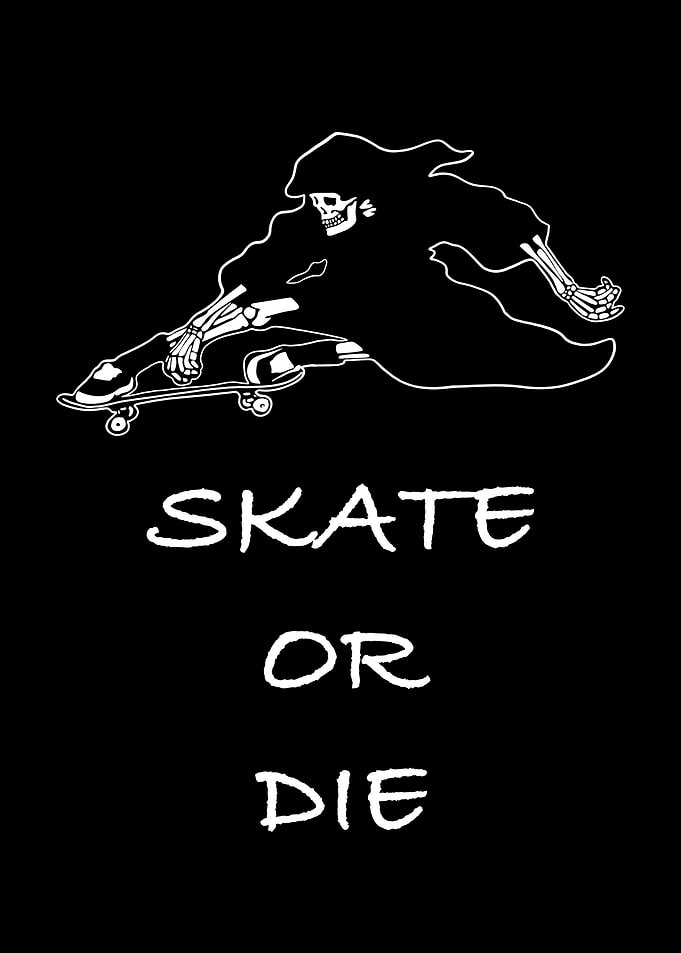 Skate or Die Skeleton