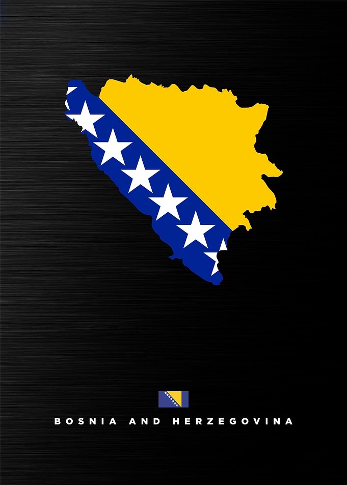 Bosnia and Herzegovina Map