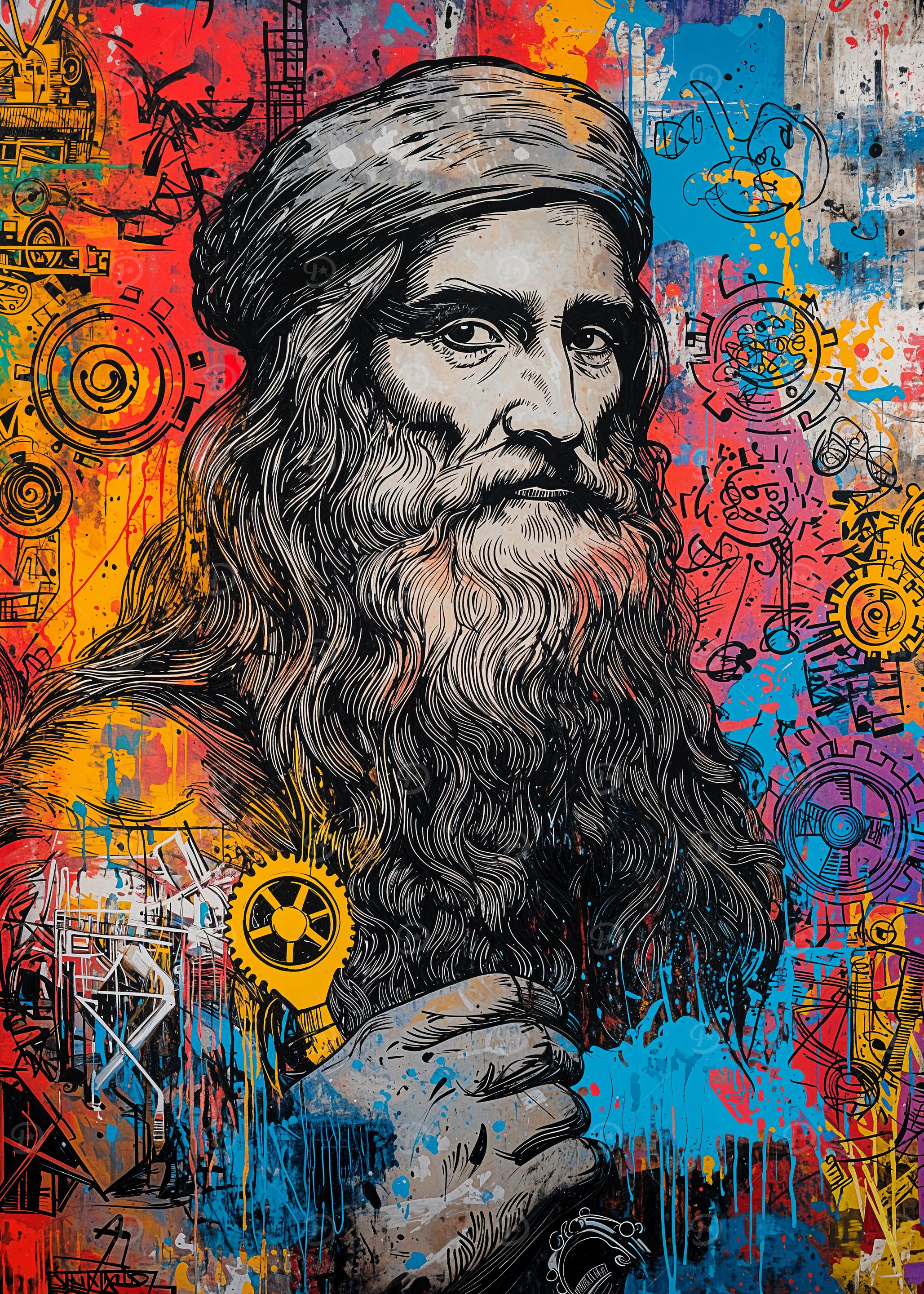 Leonardo da vinci Posters Online - Shop Unique Metal Prints