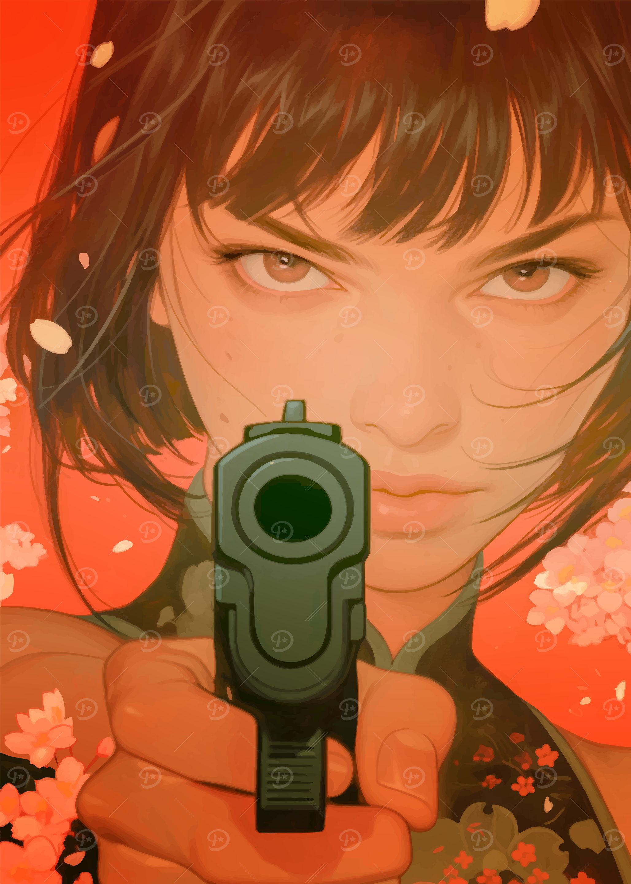 Woman with Gun
