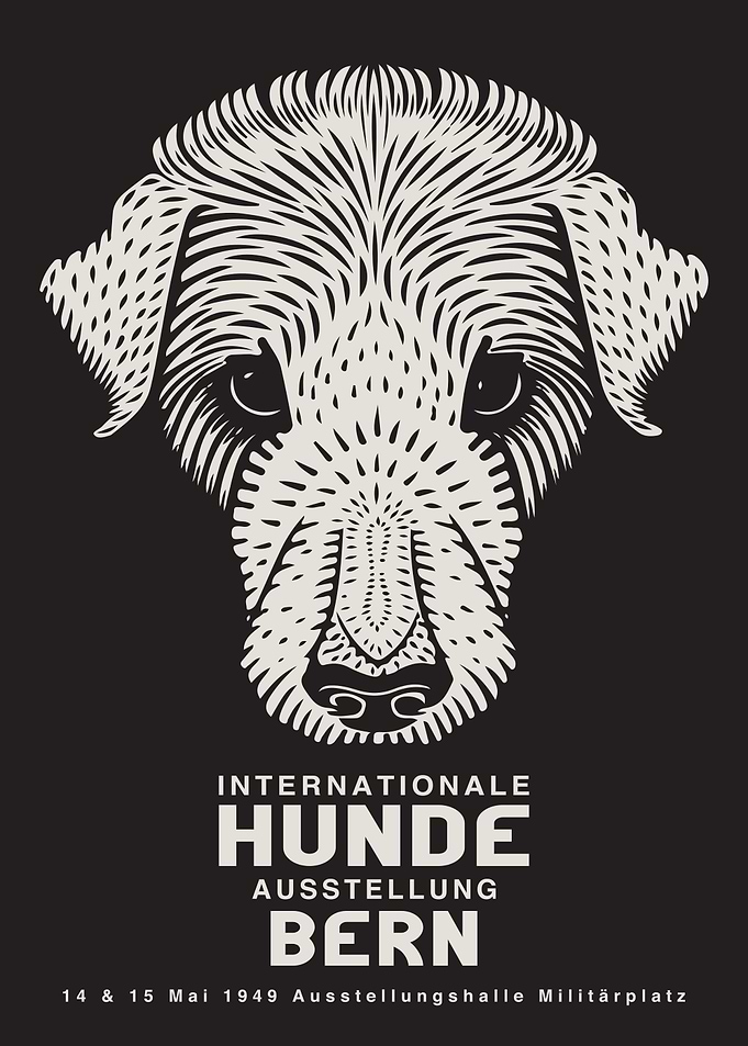 Dog Show Poster Bern 1949