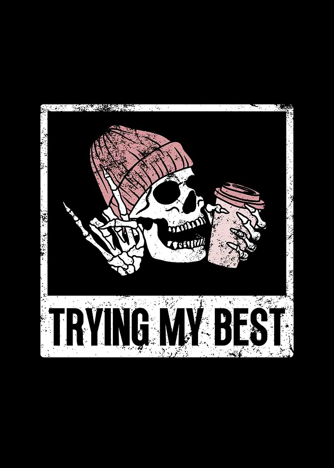 Skeleton Trying My Best