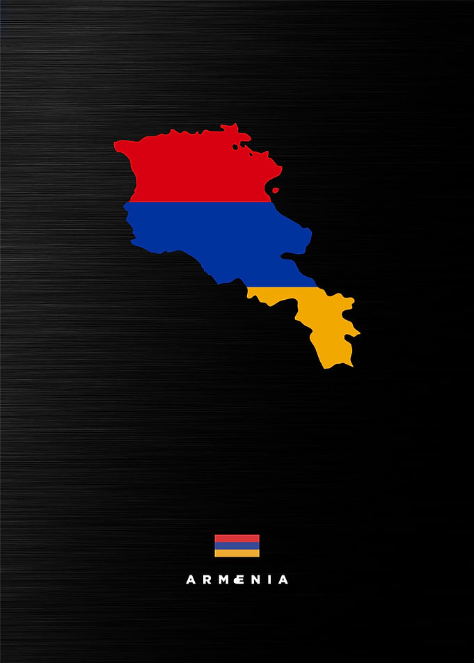Armenia Map Outline