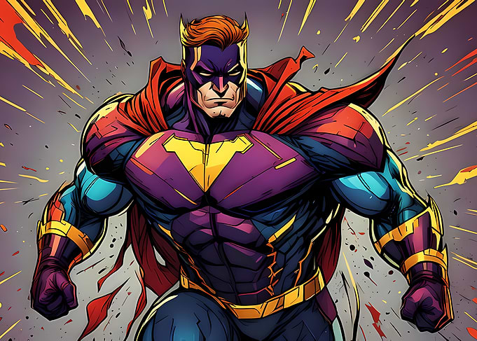 Superhero in Action