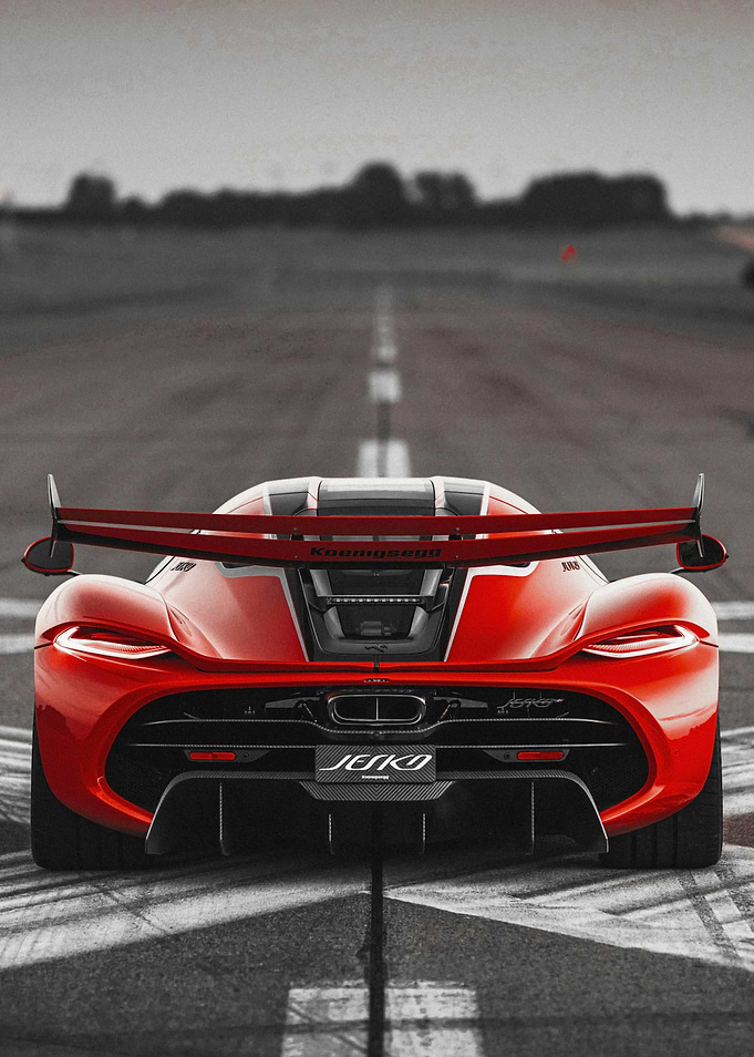 Red Koenigsegg Jesko