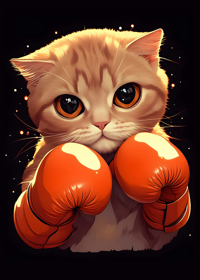 Boxing Cat