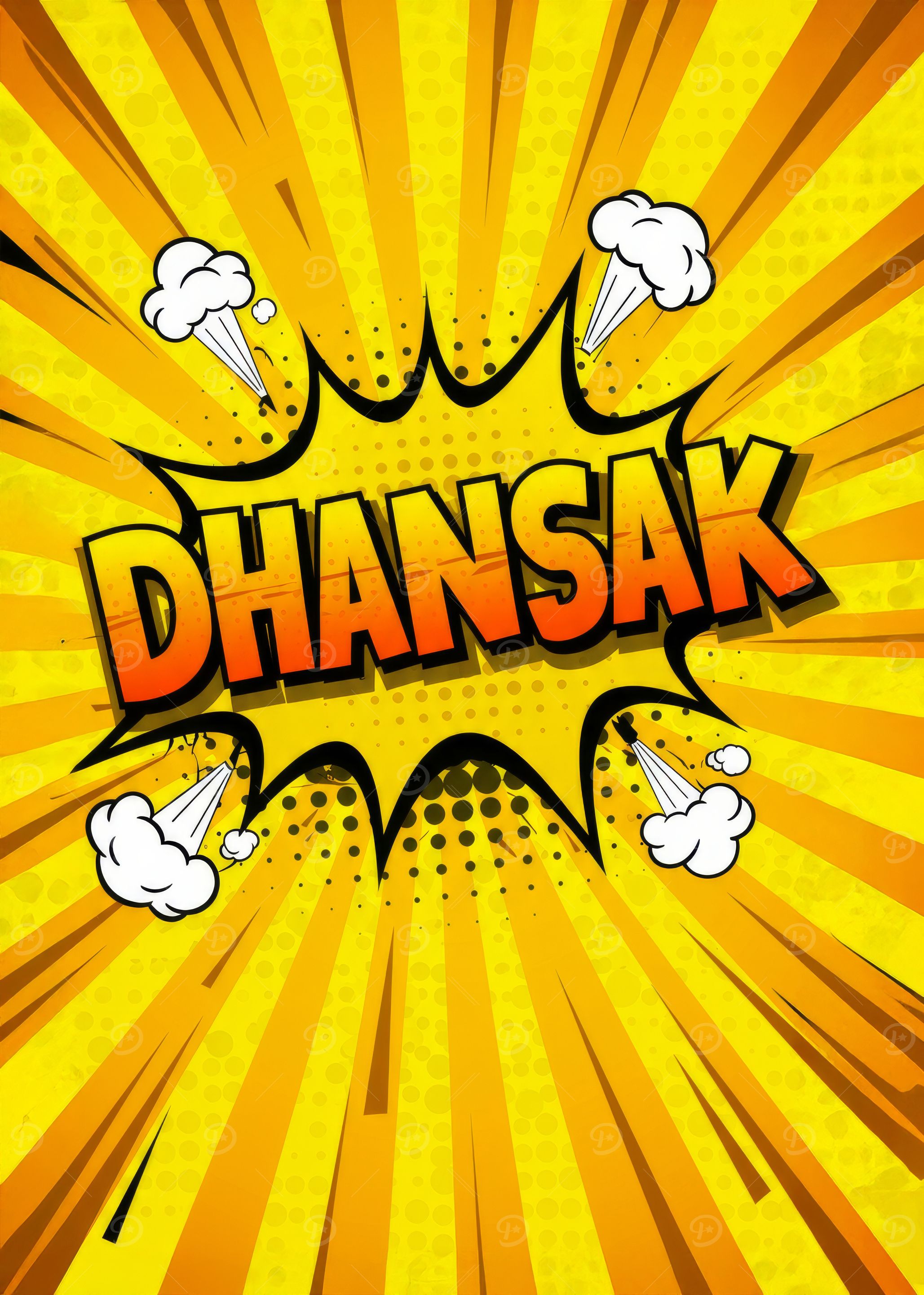 Dhansak Comic Book Art