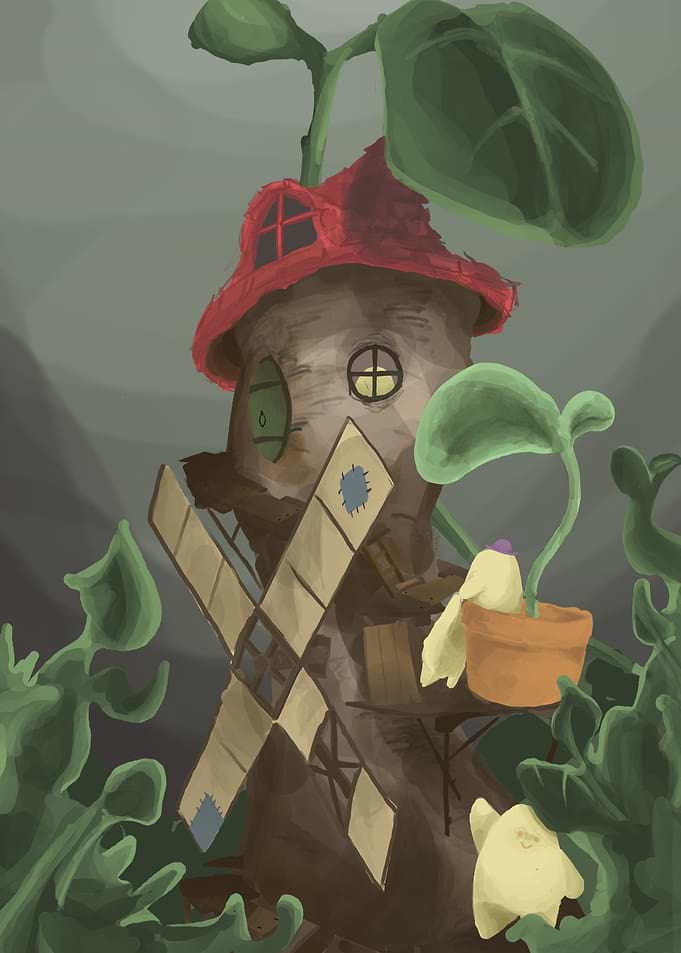 Whimsical Windmill House