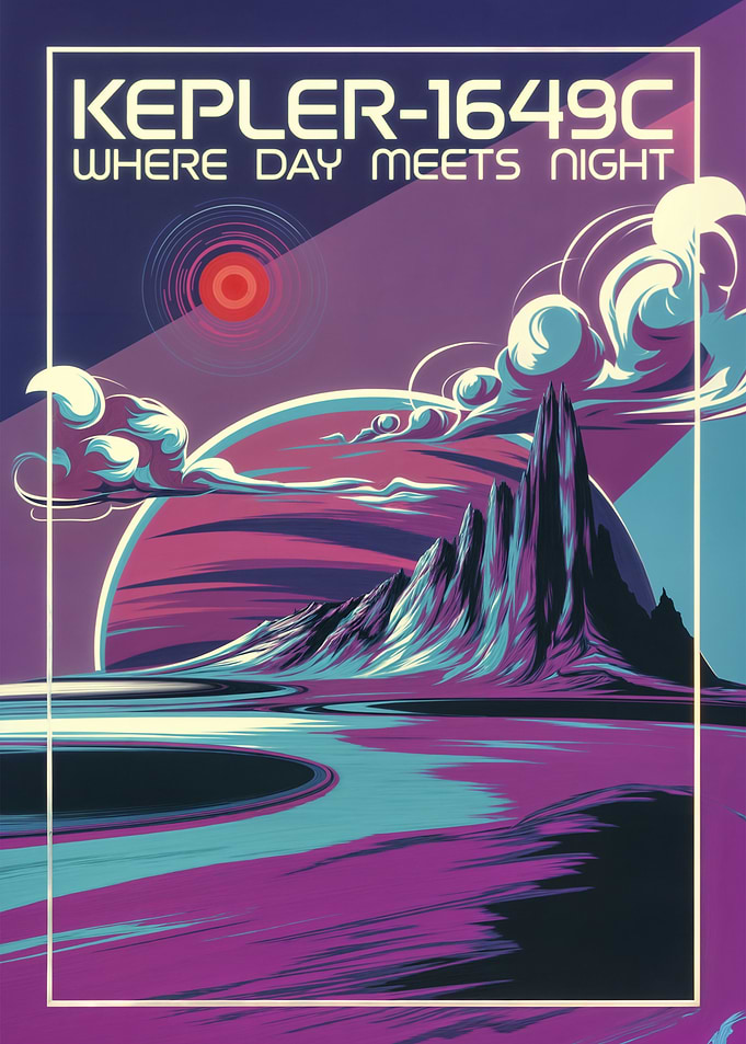 Kepler-1649c: Day Meets Night