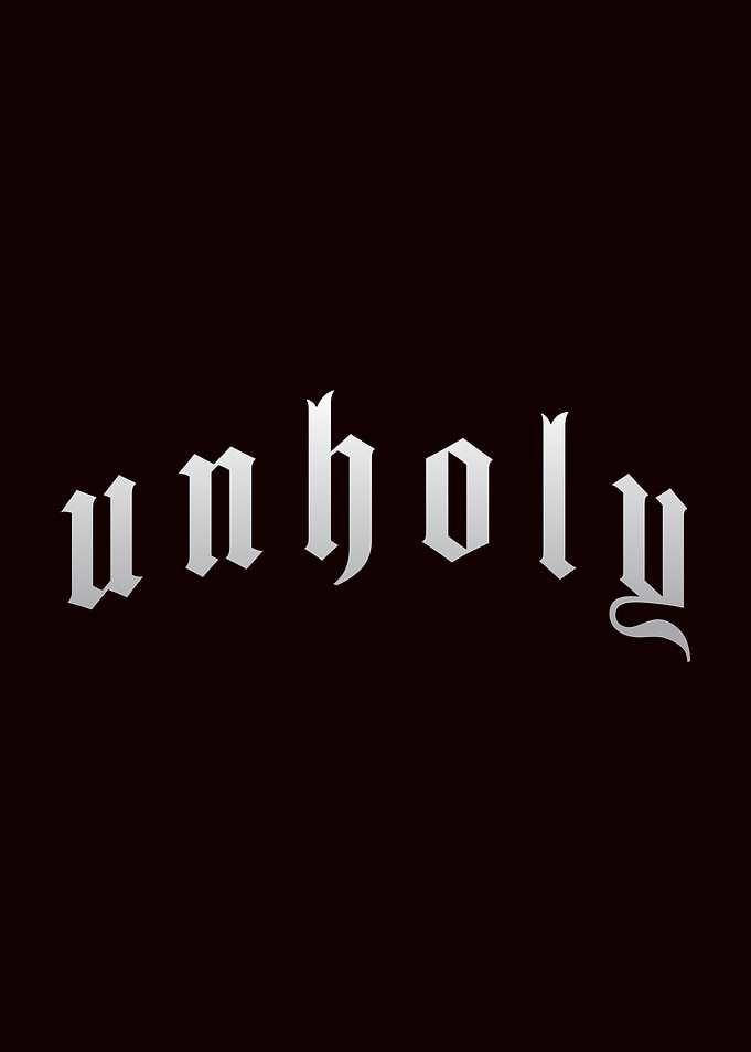Unholy Text Art