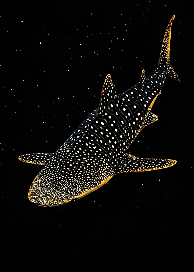 Whale Shark in the Deep