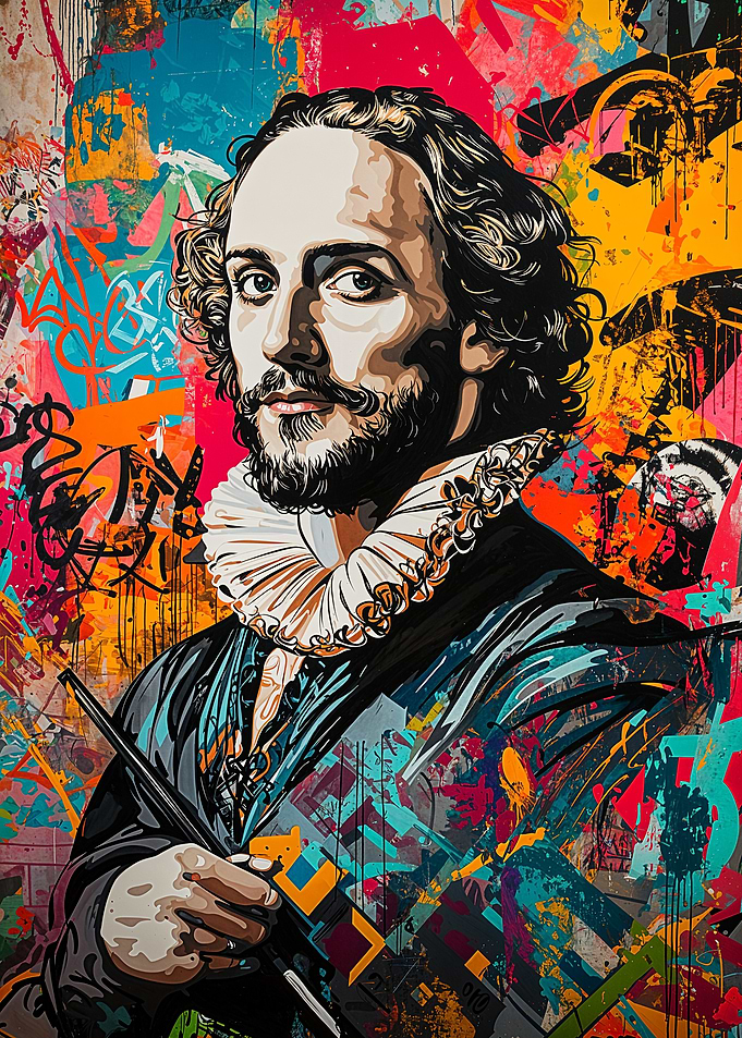 Shakespeare Graffiti Art