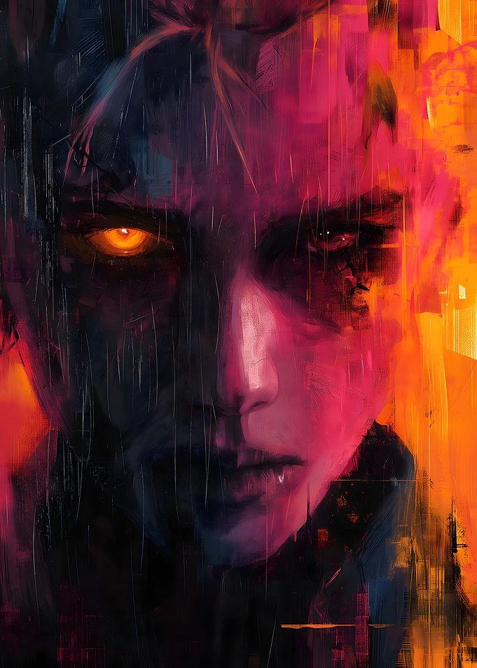 Fiery Portrait