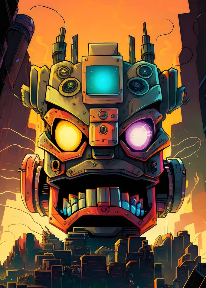 Cybernetic Guardian Robot