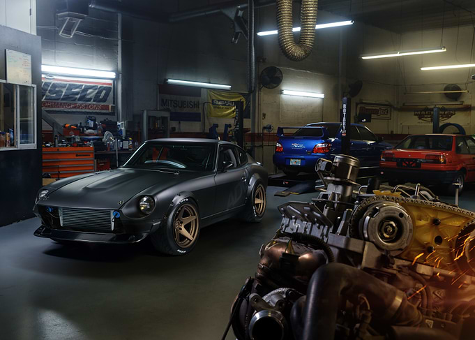 Datsun 240Z Garage