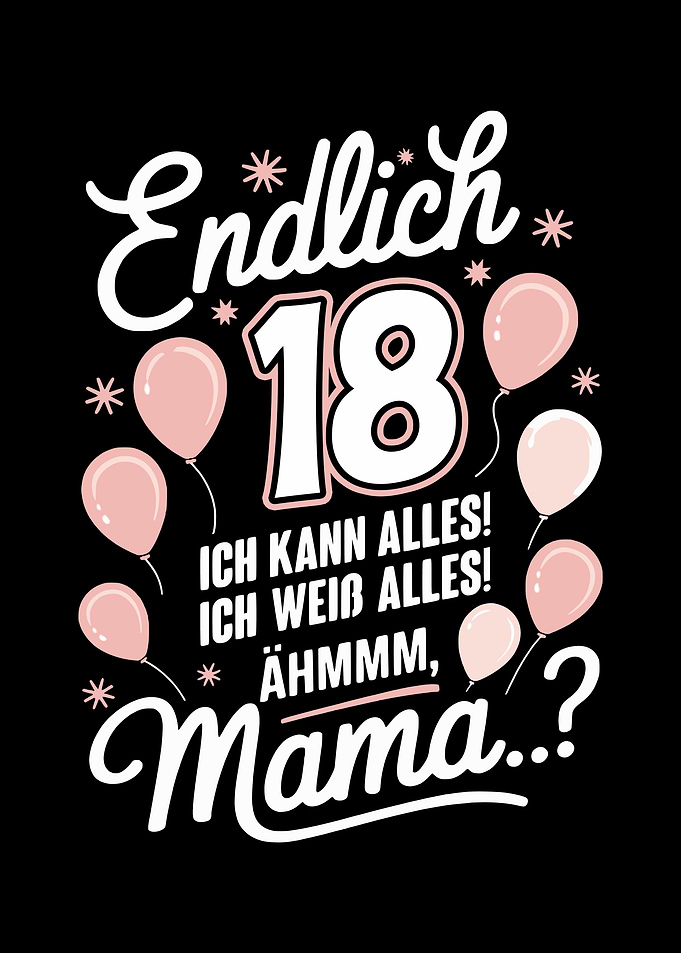18th Birthday Design