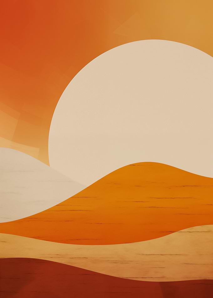 Desert Sunset Landscape