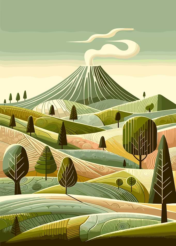 Volcano Landscape