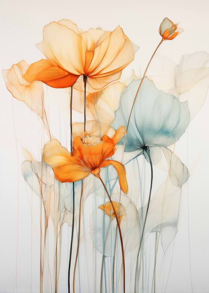 Watercolor Floral Art