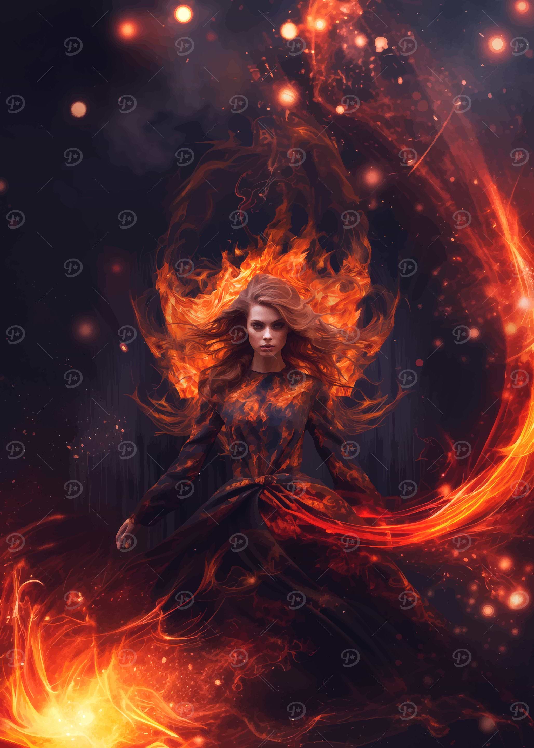 Fiery Woman