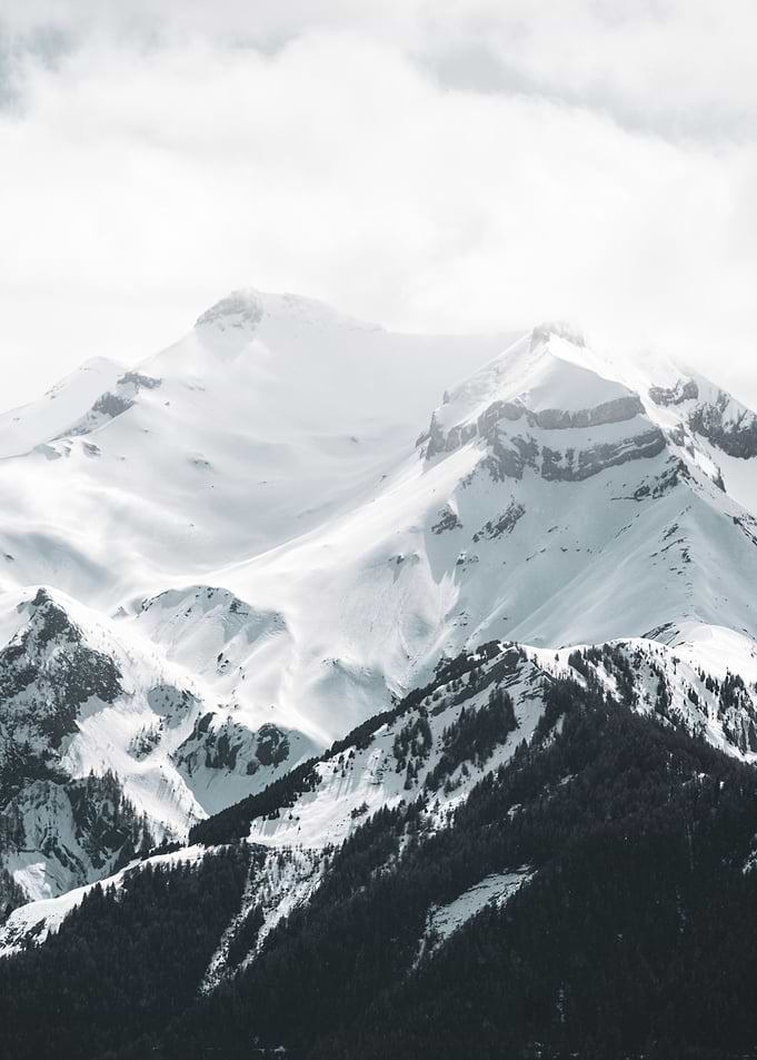 Snowy Mountain Peaks
