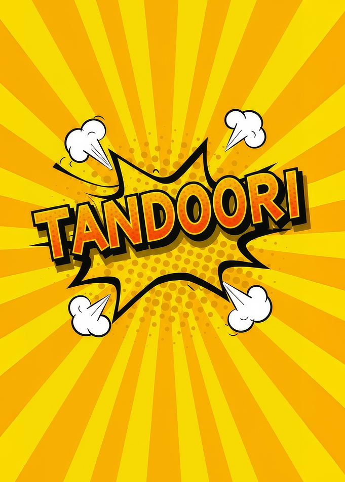 Tandoori Curry Comic Art