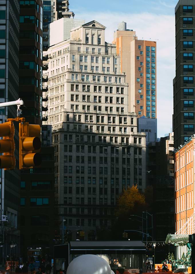 Cityscape with Tall Buildings