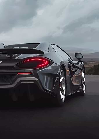 McLaren 720S Rear View