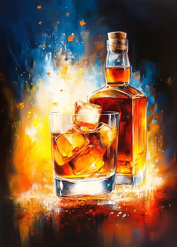 Whiskey ice