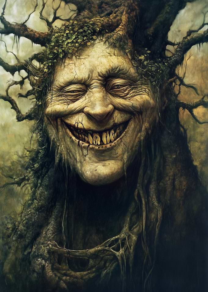 Smiling Tree Creature