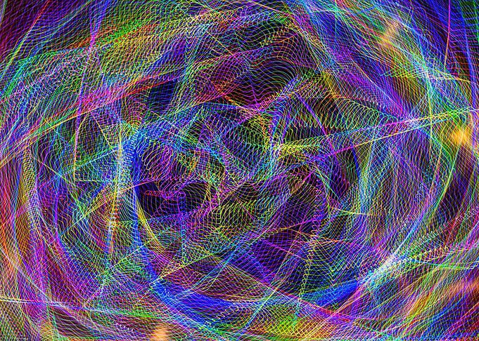 Abstract Light Trails