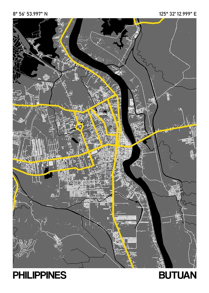 Butuan City Street Map