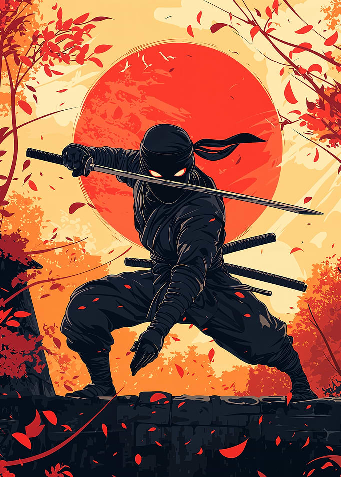 Ninja Warrior Artwork