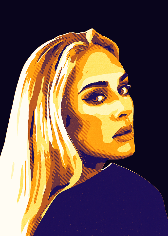 Adele Pop Art Portrait