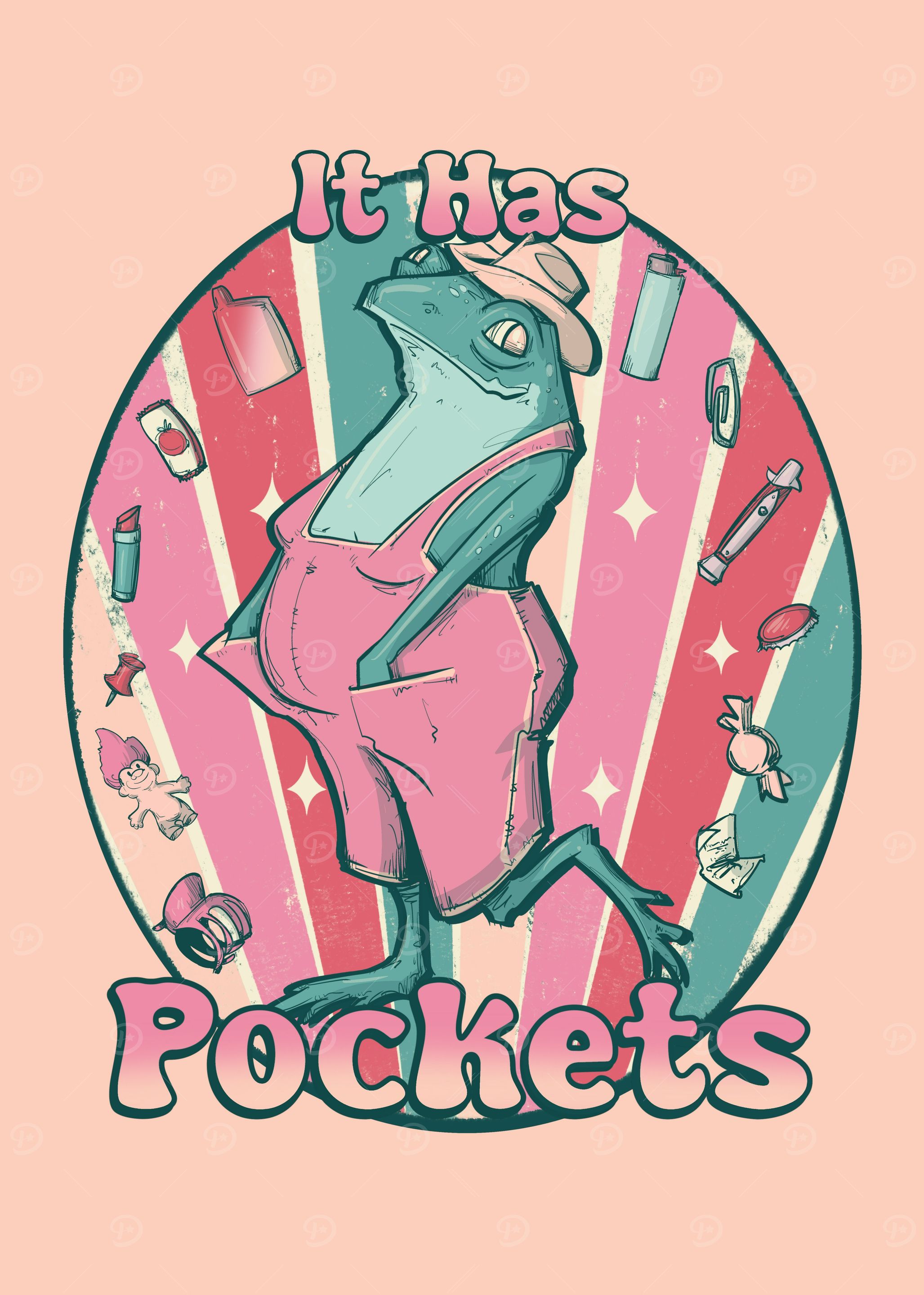 Frog with Pockets