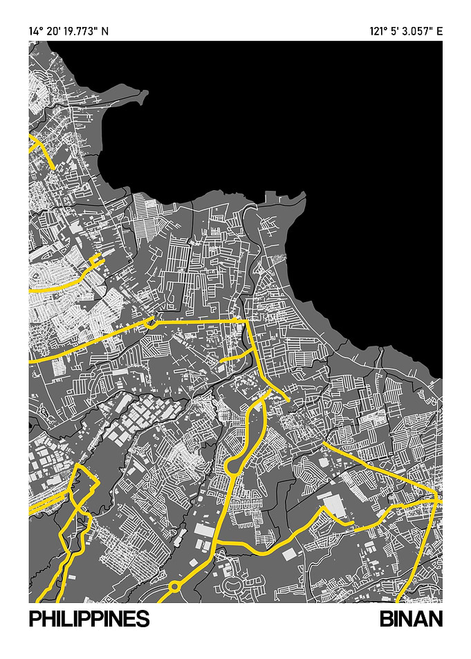 Binan City Street Map