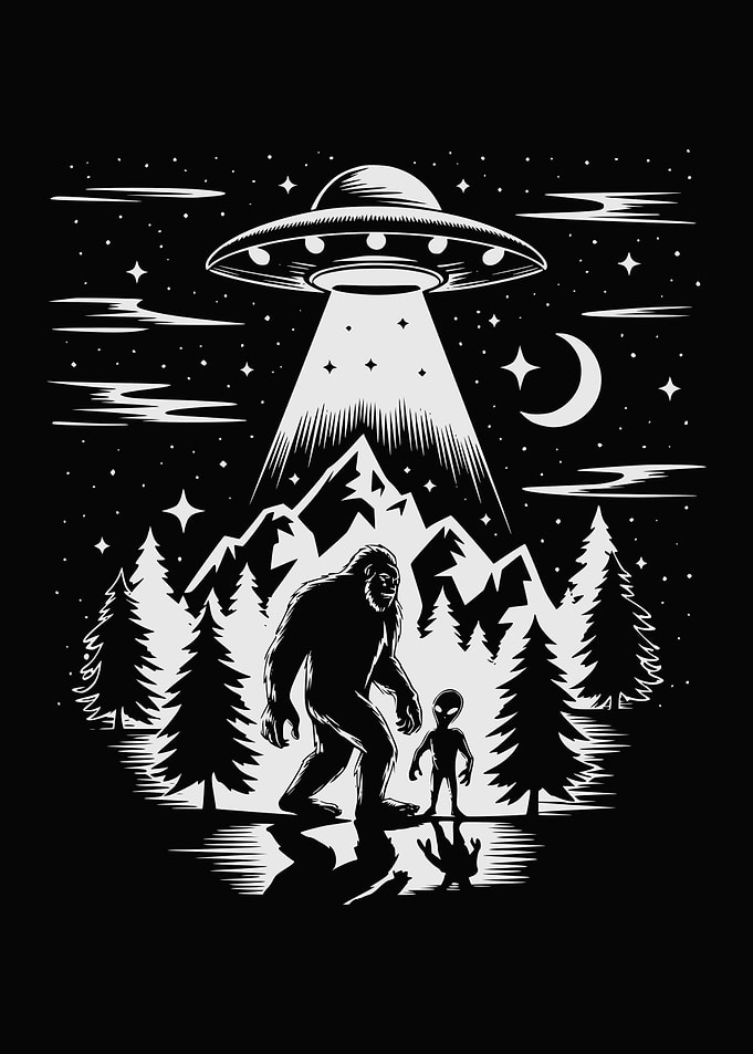 Bigfoot & Alien Encounter