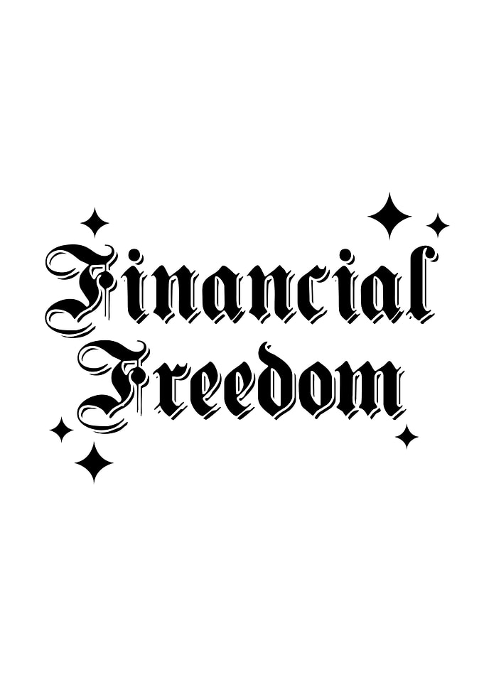 Financial Freedom Vision Board Inspirational Motivational Quote